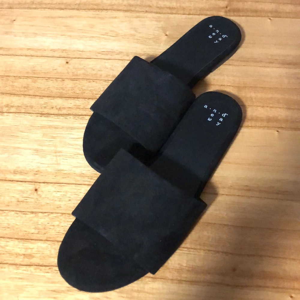 Black Mule Sandals